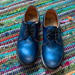 Dr. Martens 🇬🇧 electric blue steel toe 3hole